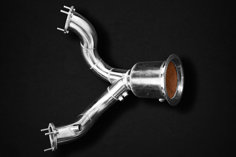 Porsche 536 Cayenne 3.0T/E-Hybrid (19+) - 100 Cell Sport Cat Downpipes