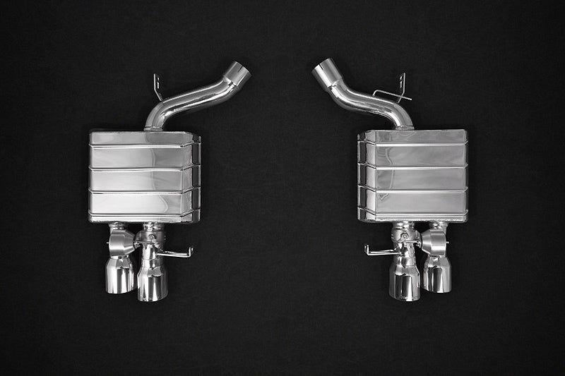 BMW 650i (F12/F13/F06) - ECE Valved Mufflers + Stainless Tips (CES3)