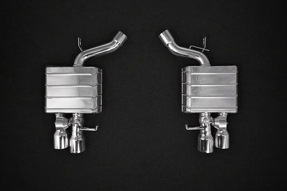 BMW 650i (F12/F13/F06) - ECE Valved Mufflers + Stainless Tips (CES3)