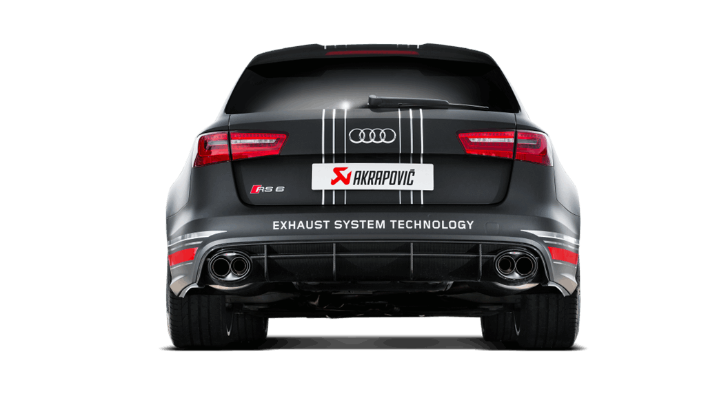 Audi C7 RS6 Avant Evolution Exhaust System w/ Carbon Tips (Titanium)