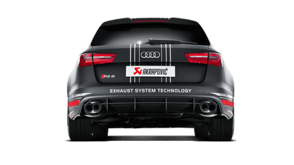 Audi C7 RS6 Avant Evolution Exhaust System w/ Carbon Tips (Titanium)