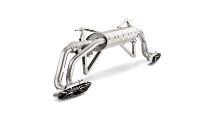 16-17 Audi R8 5.2 FSI Coupe/Spyder Slip-On Exhaust System w/ Carbon Tip Set (Titanium)