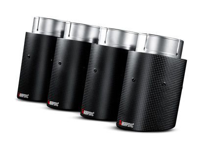 F06 M6 Evolution Exhaust System w/ Carbon Tail Pipe Set (Titanium)