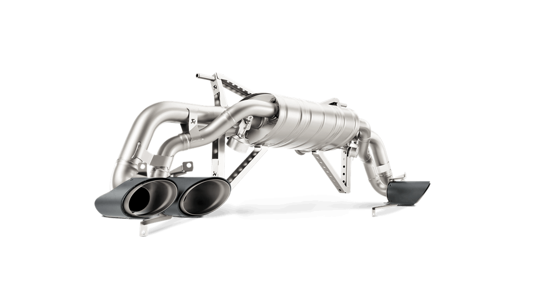 Huracan LP 610-4 Coupe / Spyder Slip-On Exhaust System w/ Carbon Tail Pipe Set (Titanium)