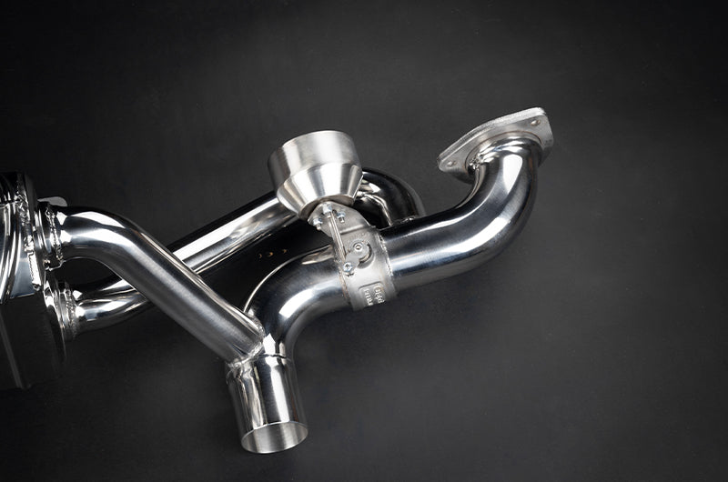 Porsche 718 GT4RS - Valved Muffler (OEM Tips)