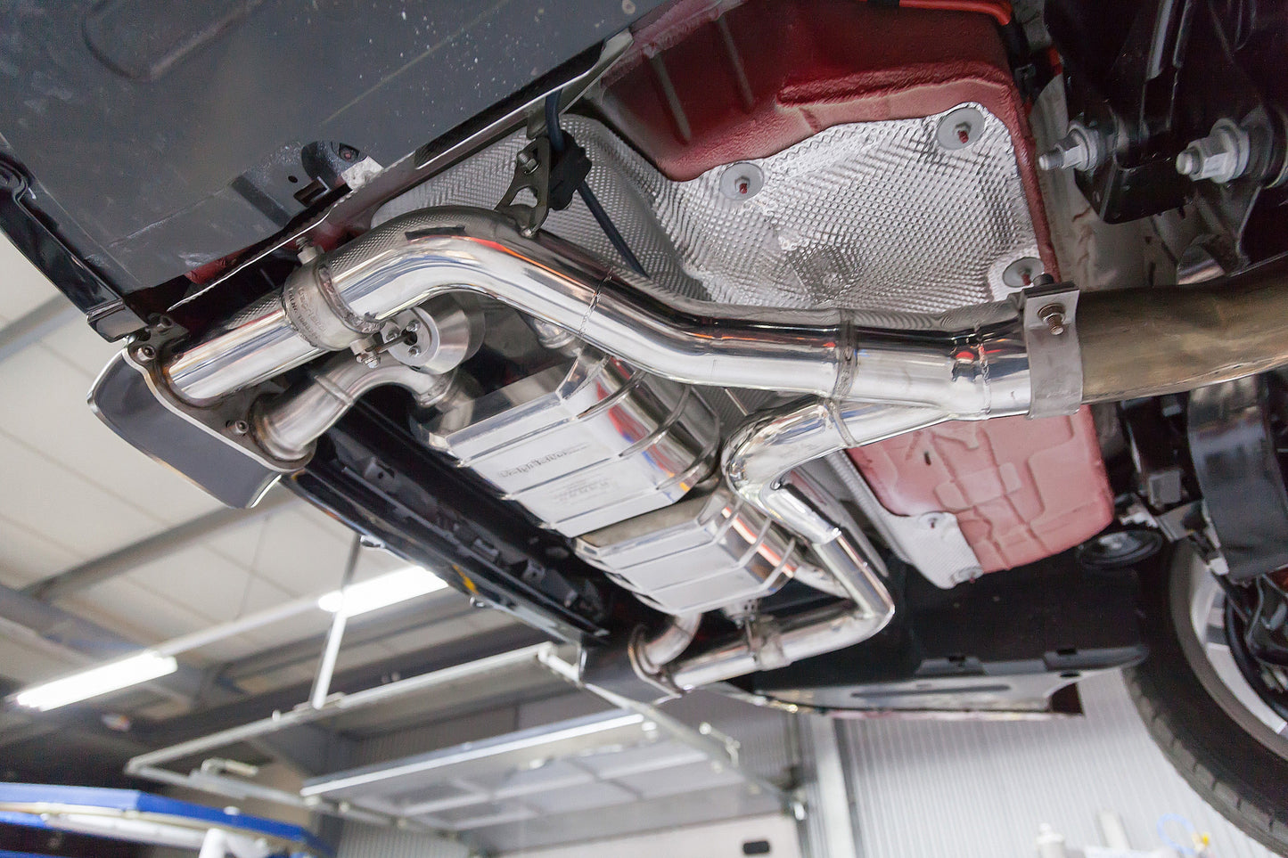 BMW 435i - Valved Exhaust with Middle Silencer Spare Pipes and Skirt Diffuser (CES3)