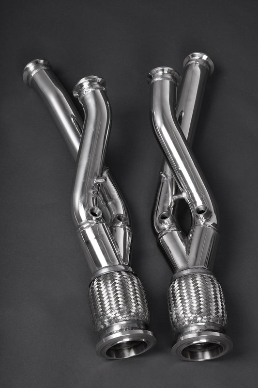 Lamborghini Aventador - Racing Spare Pipes + Heat Protection