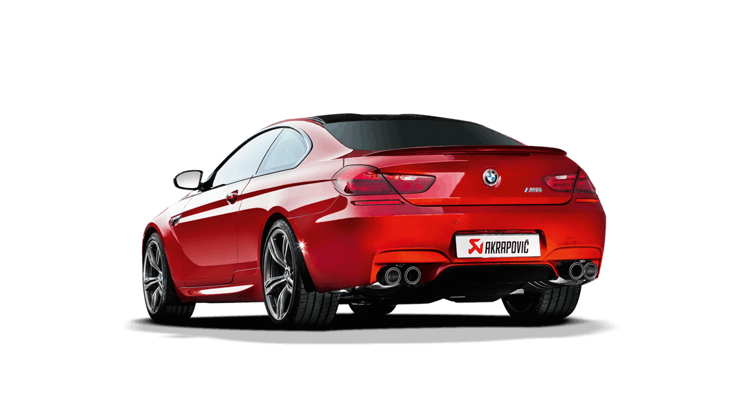 F12 / F13 M6 Evolution Exhaust System w/ Carbon Tail Pipe Set (Titanium)