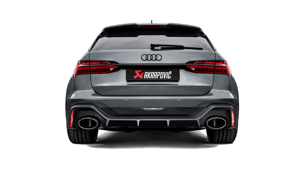 C8 RS6 / RS7 Carbon Rear Diffuser - Gloss