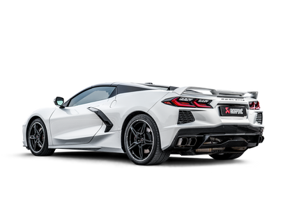 C8 Corvette Titanium Performance Exhaust - Slip-On Line