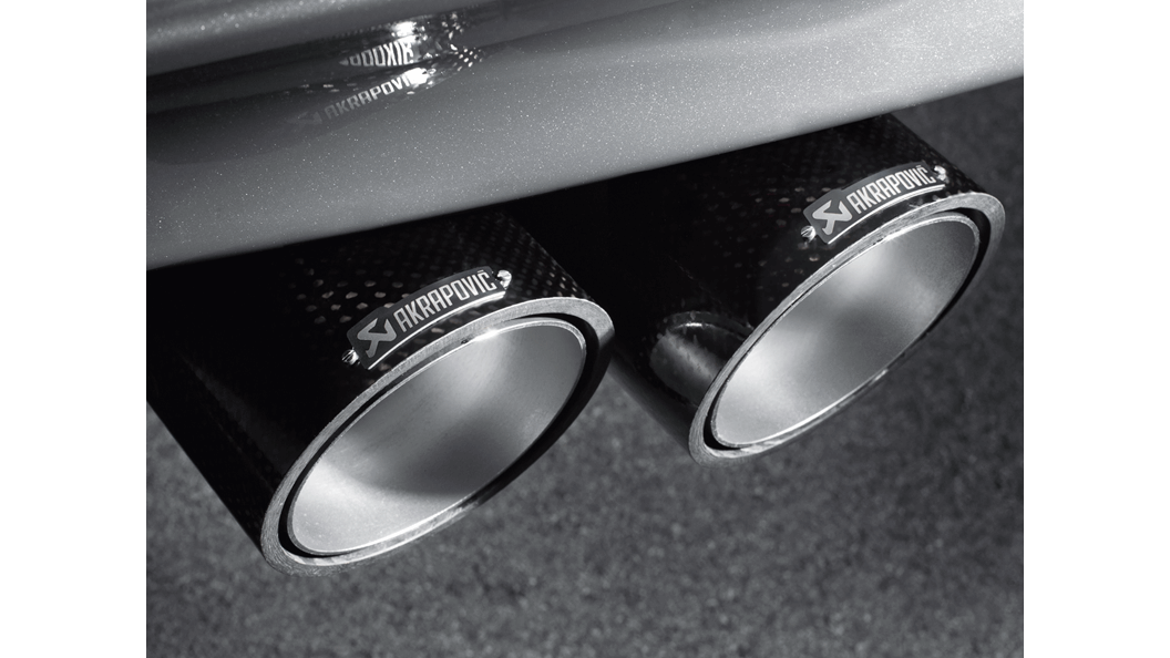 E82 1M Coupe Evolution Exhaust System w/ Carbon Tail Pipe Set (Titanium)