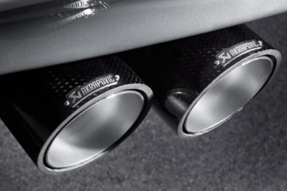 E82 1M Coupe Slip-On Exhaust System w/ Carbon Tail Pipe Set (Titanium)