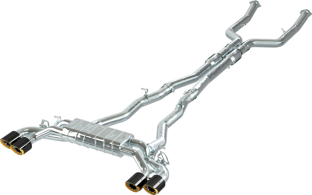 Capristo BMW M5 (G90/G99) - Valved Exhaust, MidSilencer Spares, 200 Cell OPF + Wicrom Tips (OE Actuators)