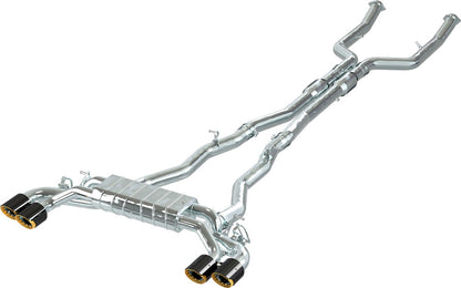 Capristo BMW M5 (G90/G99) - Valved Exhaust, MidSilencer Spares, 200 Cell OPF + Wicrom Tips (OE Actuators)