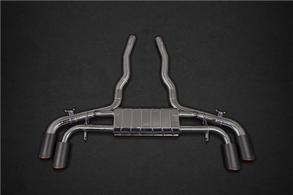 BMW X5/6M (G05/06) - Exhaust System, OPF Spare MidPipes + Carbon Tips (OE Actuators)