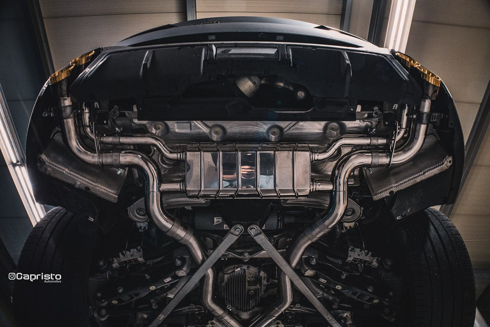 BMW XM - Valved Exhaust System with Anodized/Wicrom Tips (OE Actuators)