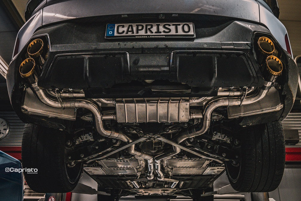 BMW XM - Valved Exhaust System with Anodized/Wicrom Tips (OE Actuators)