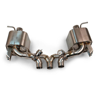 Fabspeed Ferrari 458 Italia Maxflo CHALLENGE STYLE dual outlet Performance Exhaust System (2010-2015)