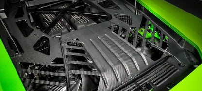 Eventuri Satin Carbon Engine Cover Set for Lamborghini Huracan [EVE-HCN-CFM-ENG]