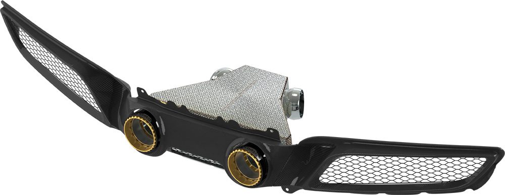 Ferrari 296 - Carbon Fiber Twin Tailpipe Conversion (OEM/Capristo)