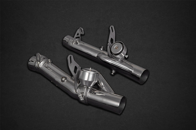 Ferrari F8 - SET: Valved Exhaust, OPF Spare & Downpipes + Heat Protection