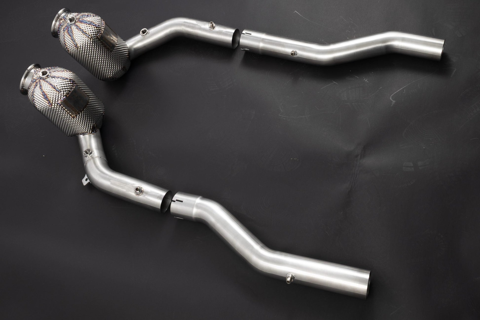 Ferrari Roma - Sport Cat Downpipes + Heat Protection