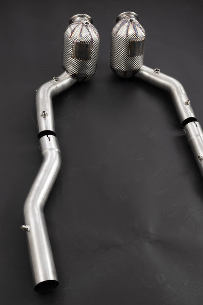 Ferrari Roma - Sport Cat Downpipes + Heat Protection