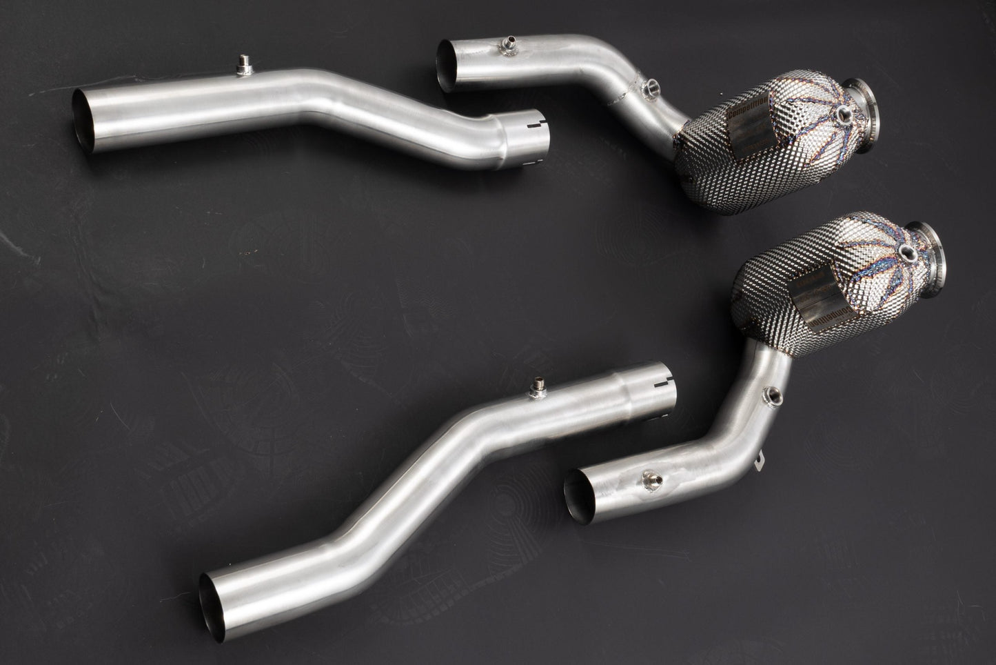 Ferrari Roma - Sport Cat Downpipes + Heat Protection