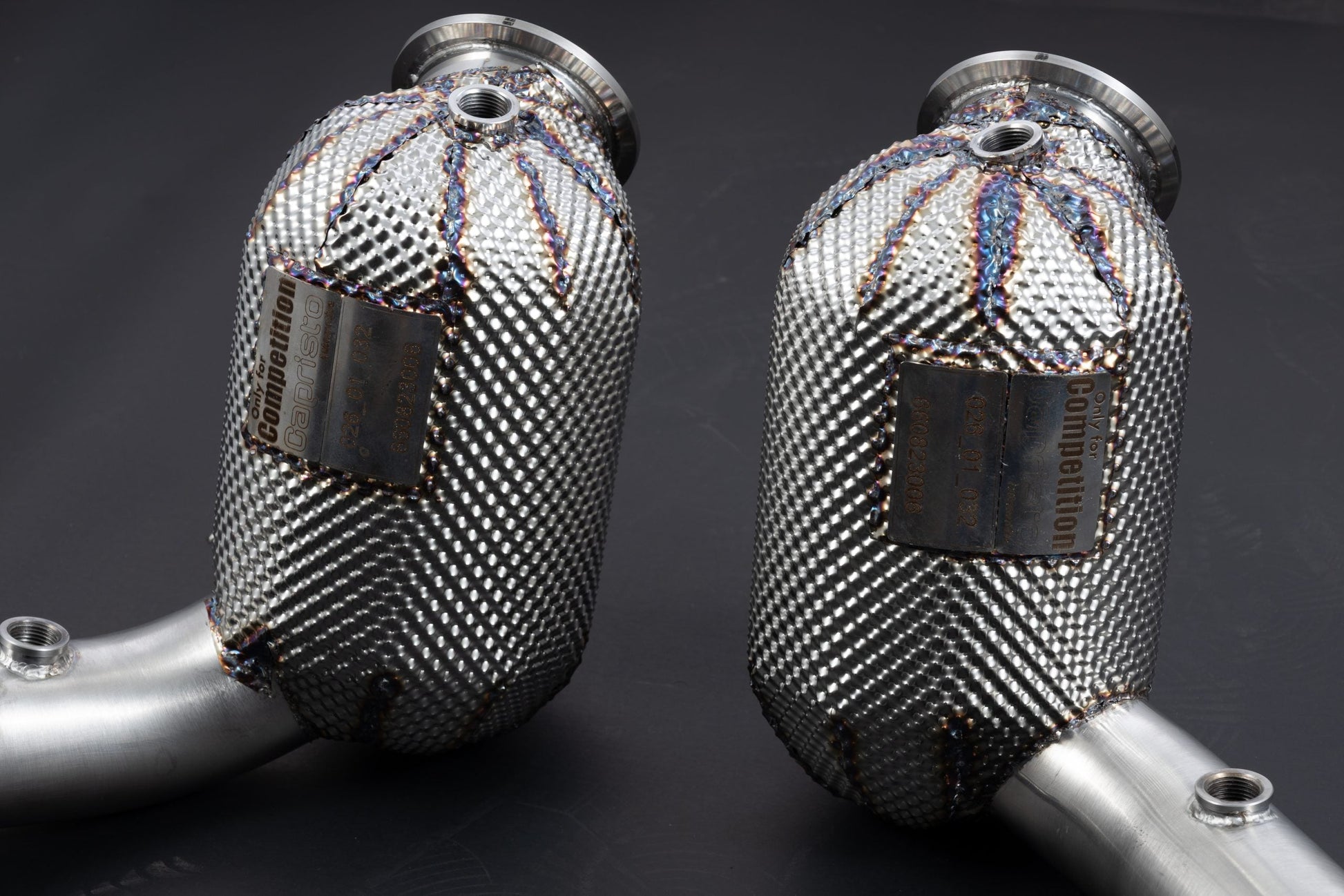 Ferrari Roma - Sport Cat Downpipes + Heat Protection