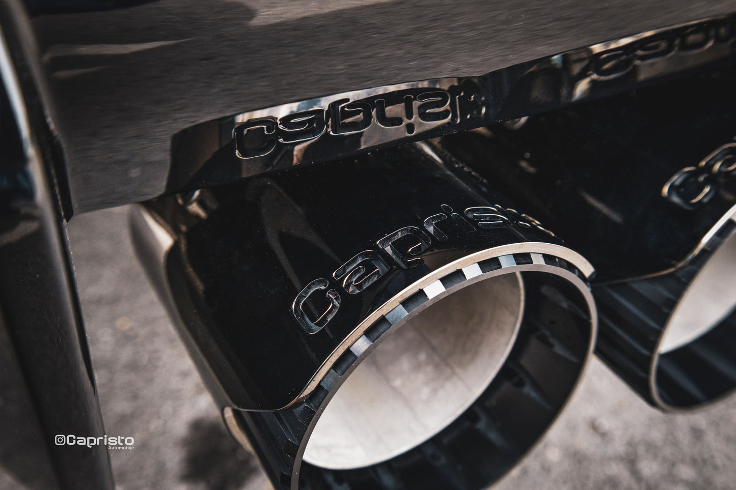 BMW M3/M4 (G8X) - ECE Valved Exhaust, Middle Silencer Spare + Wicrom Tips (OE Actuators)