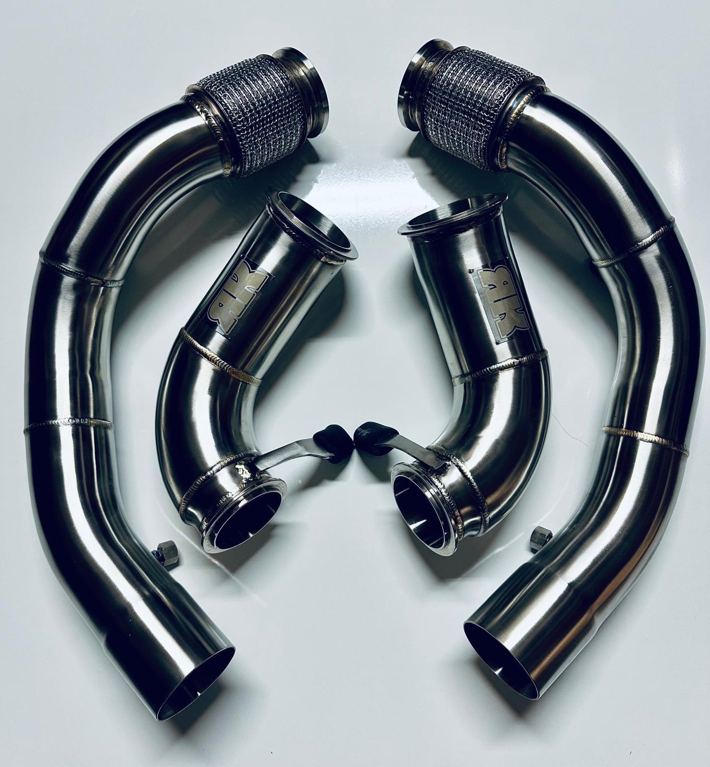 S63 Catless Race Downpipes – F95/F96 X5M & X6M (Non LCI)