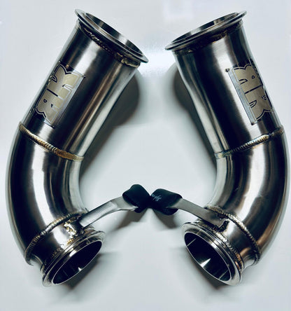 S63 Catless Race Downpipes – F95/F96 X5M & X6M (Non LCI)