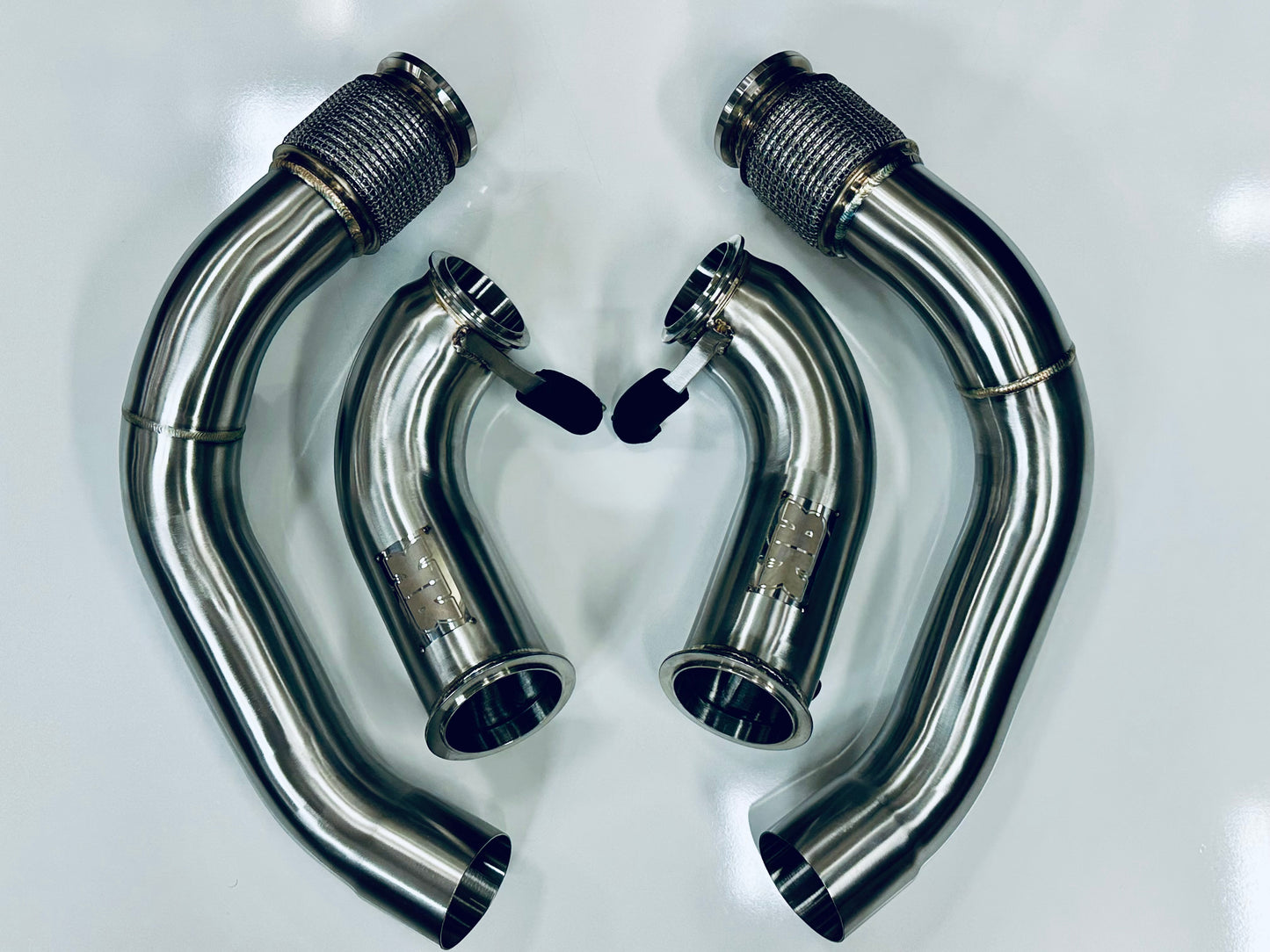 S63 Catless Race Downpipes – F90 M5 & M8