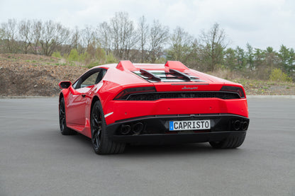Lamborghini Huracan - Carbon Fiber + Glass Bonnet (With Scoops)