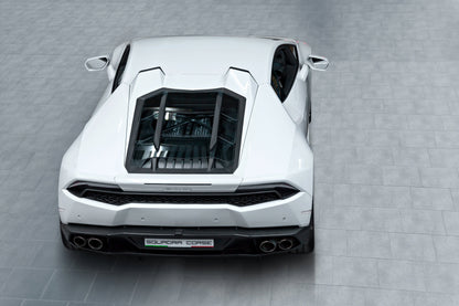 Lamborghini Huracan - Carbon Fiber + Glass Bonnet (With Scoops)
