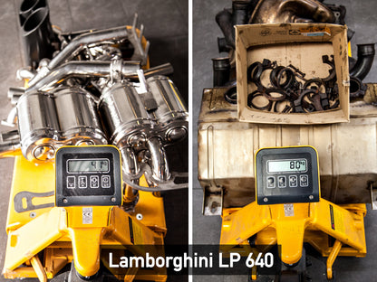 Lamborghini Murcielago LP670 SV - Racing Valved Exhaust w/ Headers, Sport Cats + Ceramic Coated Tip