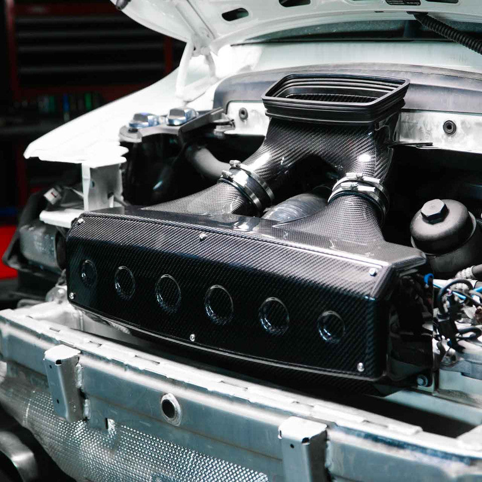 Rennline Carbon Fiber Intake for Porsche 991.1 C2/C2S/C4/C4S 2012-2016, Dual Filters