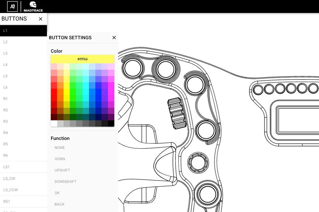 MadTrace Porsche 981 / 982 / 991 GEN2 FORMULA Racing Steering Wheel System