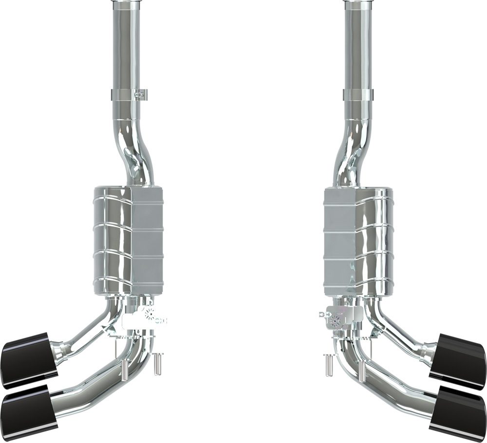 Mercedes AMG G63 (W465) - Valved Dual Mufflers (OE Actuators)