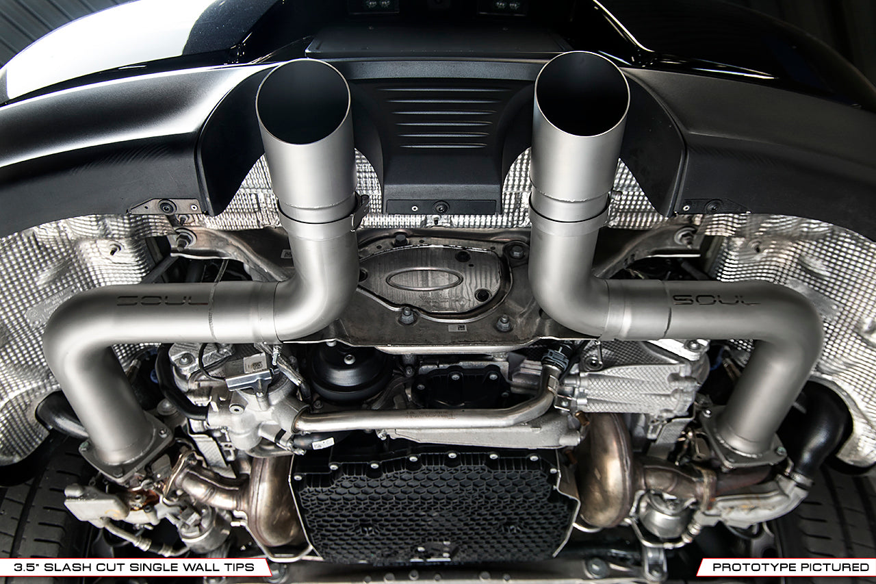 Porsche 991.2 Carrera (with PSE) Trackback Turbo Back Exhaust