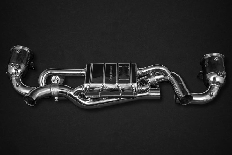 Porsche 992 Carrera/S/Turbo/Turbo S - Valved Exhaust + Cat Spare Pipes (OE Actuators)