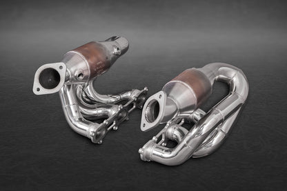 Porsche 981 Boxster/Cayman/GT4 - Headers + 250 Cell Sport Cats