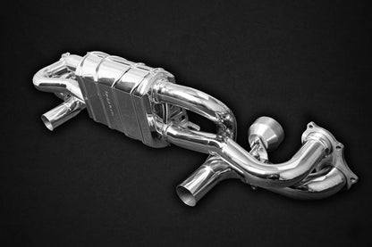 Porsche 718 Spyder/GTS/Cayman GT4 - Carbon Tailpipes (OEM/Capristo)