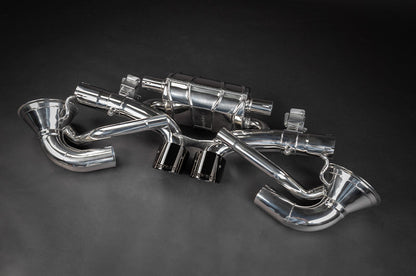Porsche 992 GT3/RS - Valved Exhaust + Carbon Tips (OE Actuators)