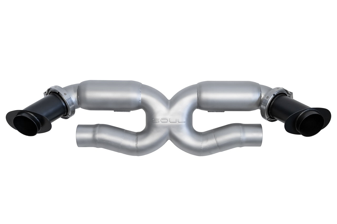 Porsche 992.1 Turbo SOUL X-Pipe Exhaust System