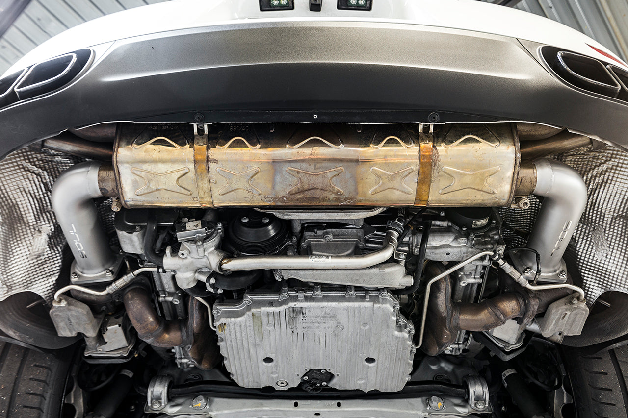 Porsche 991 Turbo Cat Bypass Pipes