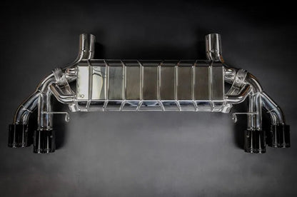 BMW M5 (F90) - Valved Exhaust, PreSilencer Spare Pipes + Wicrom Tips (CES3)