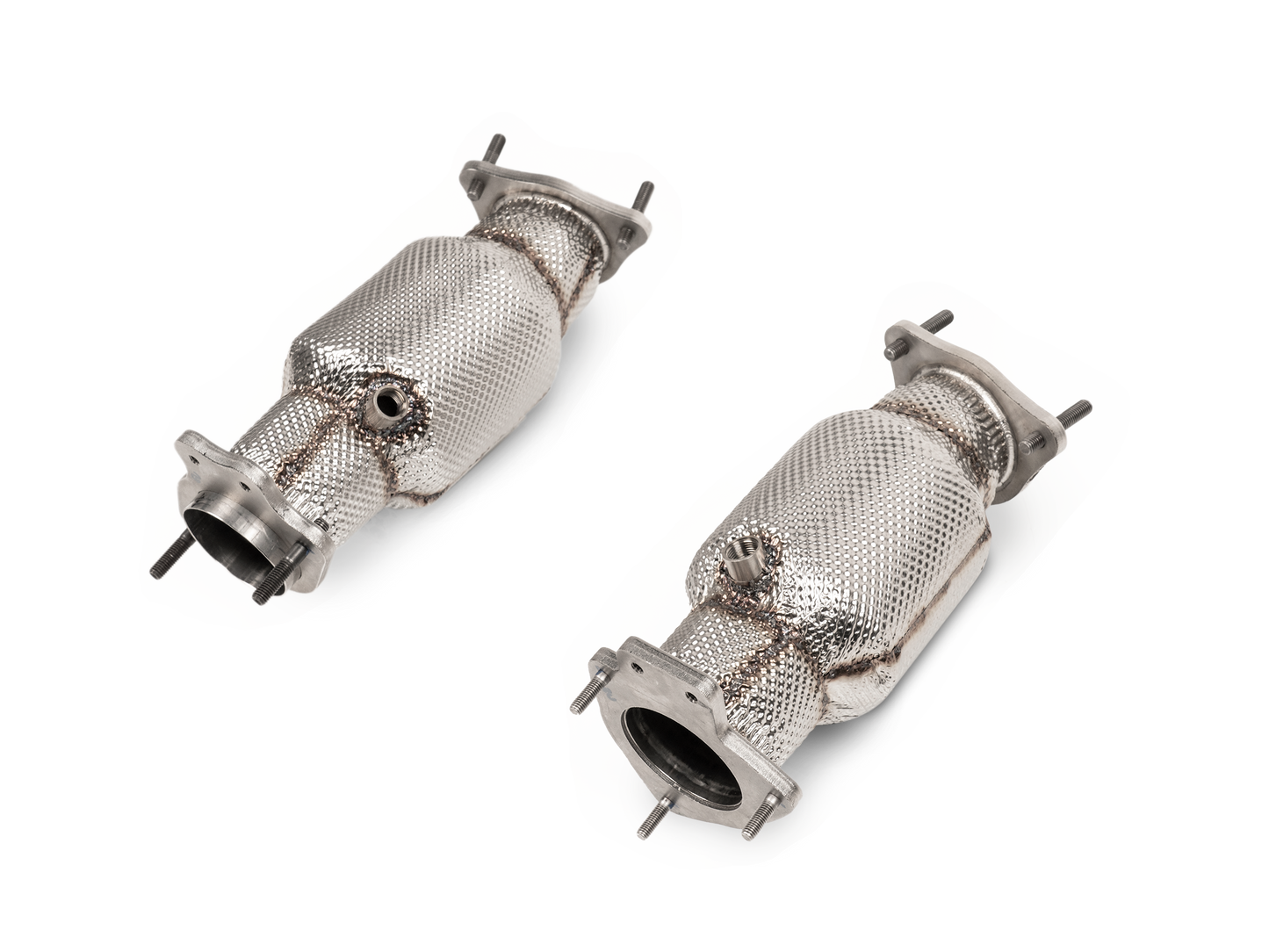 C8 Corvette Link Pipe Set - Catted