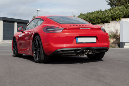 Porsche 981/982 Boxster/Cayman/GT4/718 - Valved Exhaust + Carbon Tips (CES3)