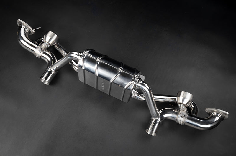 Porsche 718 GT4RS - Valved Muffler (OEM Tips)